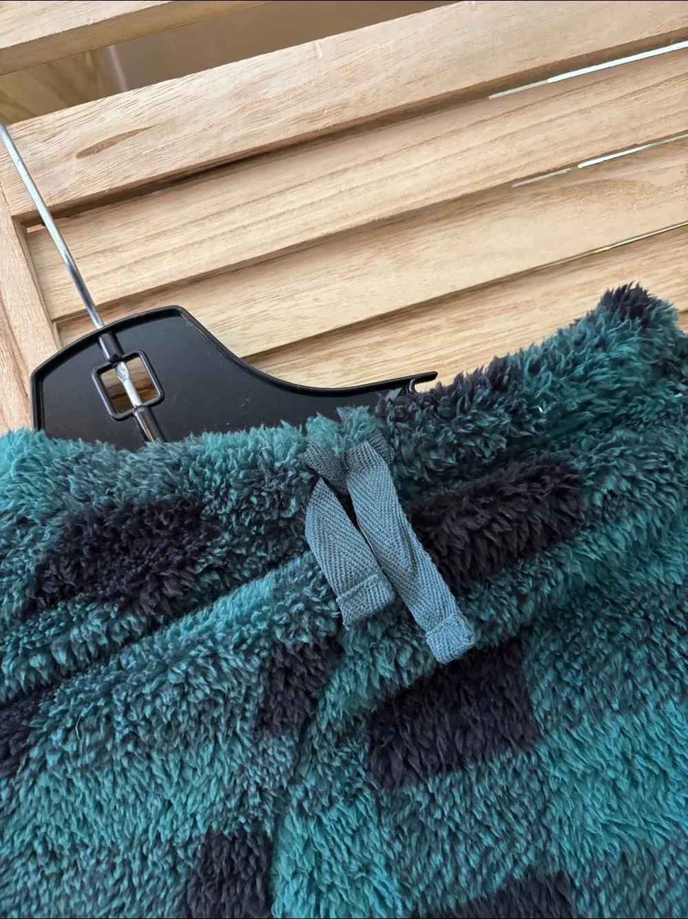 Cozy Plush Check Kids Lounging Jogger Bottoms 24 Months